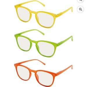 Stylish Yellow, Green, and Orange Women's Glasses